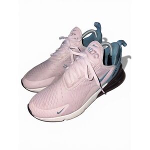 Nike Air Max 270 Women's Pink Teal Running Shoes Sneakers AH6789-602 Size 10